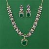 American Diamond Classic Necklace with Carat Plating