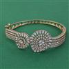 American Diamond Openable kada with Rhodium Plating 2 Tone Plating Mehndi Plating Carat Plating