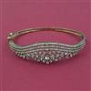 American Diamond Openable kada with Rhodium Plating 2 Tone Plating Mehndi Plating Carat Plating