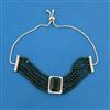 American Diamond Adjustable Bracelet with Rhodium Plating