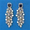 American Diamond Pearl Earring with Carat Plating