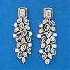 American Diamond Pearl Earring with Carat Plating