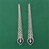 American Diamond Long Earring with Carat Plating