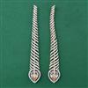 American Diamond Long Earring with Carat Plating