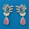 American Diamond Classic Earring with Rhodium Plating