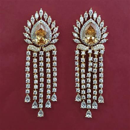 American Diamond Classic Earring with Carat Plating