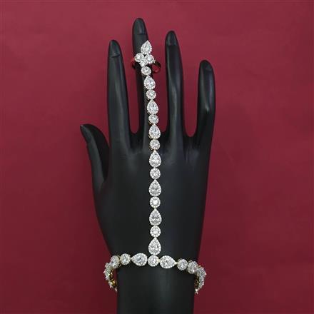 American Diamond Classic Hath Pan With 2 Tone Plating