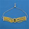 American Diamond Adjustable Bracelet with Rhodium Plating