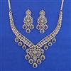 American Diamond Classic Necklace with Carat Plating