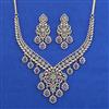 American Diamond Classic Necklace with Carat Plating