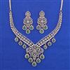 American Diamond Classic Necklace with Carat Plating