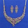 American Diamond Classic Necklace with Carat Plating