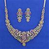 American Diamond Classic Necklace with Carat Plating