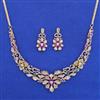 American Diamond Classic Necklace with Carat Plating