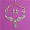 American Diamond Classic Necklace with Carat Plating