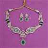 American Diamond Classic Necklace with Carat Plating