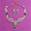 American Diamond Classic Necklace with Carat Plating