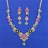 American Diamond Classic Necklace with Carat Plating