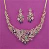 American Diamond Classic Necklace with Carat Plating
