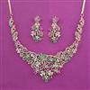 American Diamond Classic Necklace with Carat Plating