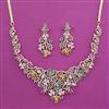 American Diamond Classic Necklace with Carat Plating