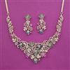 American Diamond Classic Necklace with Carat Plating