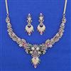 American Diamond Classic Necklace with Carat Plating