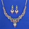 American Diamond Classic Necklace with Carat Plating