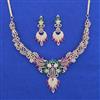 American Diamond Classic Necklace with Carat Plating