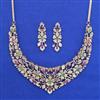 American Diamond Classic Necklace with Carat Plating