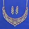 American Diamond Classic Necklace with Carat Plating