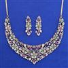 American Diamond Classic Necklace with Carat Plating