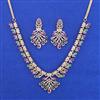 American Diamond Classic Necklace with Carat Plating
