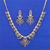 American Diamond Classic Necklace with Carat Plating
