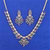 American Diamond Classic Necklace with Carat Plating