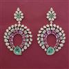 American Diamond Classic Earring with Carat Plating