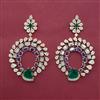 American Diamond Classic Earring with Carat Plating
