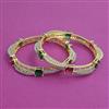 American Diamond 2 Pc with 2 Tone Plating