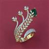 American Diamond Classic Ring with Carat Plating