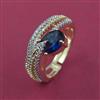 American Diamond Adjustable Ring with Carat Plating