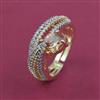 American Diamond Adjustable Ring with Carat Plating