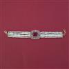 American Diamond Adjustable Bracelet with Carat Plating