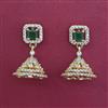 American Diamond Delicate Earring with 2 Tone Plating