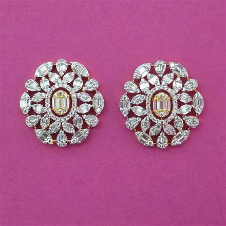 American Diamond Tops with Rhodium Plating 2 Tone Plating Mehndi Plating Carat Plating