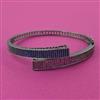 American Diamond Openable kada with Black Plating