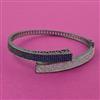 American Diamond Openable kada with Black Plating