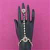 American Diamond Adjustable Hath Pan with 2 Tone Plating