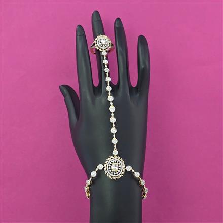 American Diamond Adjustable Hath Pan with 2 Tone Plating