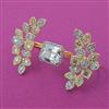 American Diamond Adjustable Ring with 2 Tone Plating
