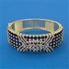 American Diamond Broad Kada with 2 Tone Plating